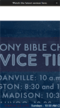 Mobile Screenshot of harmonybiblechurch.org